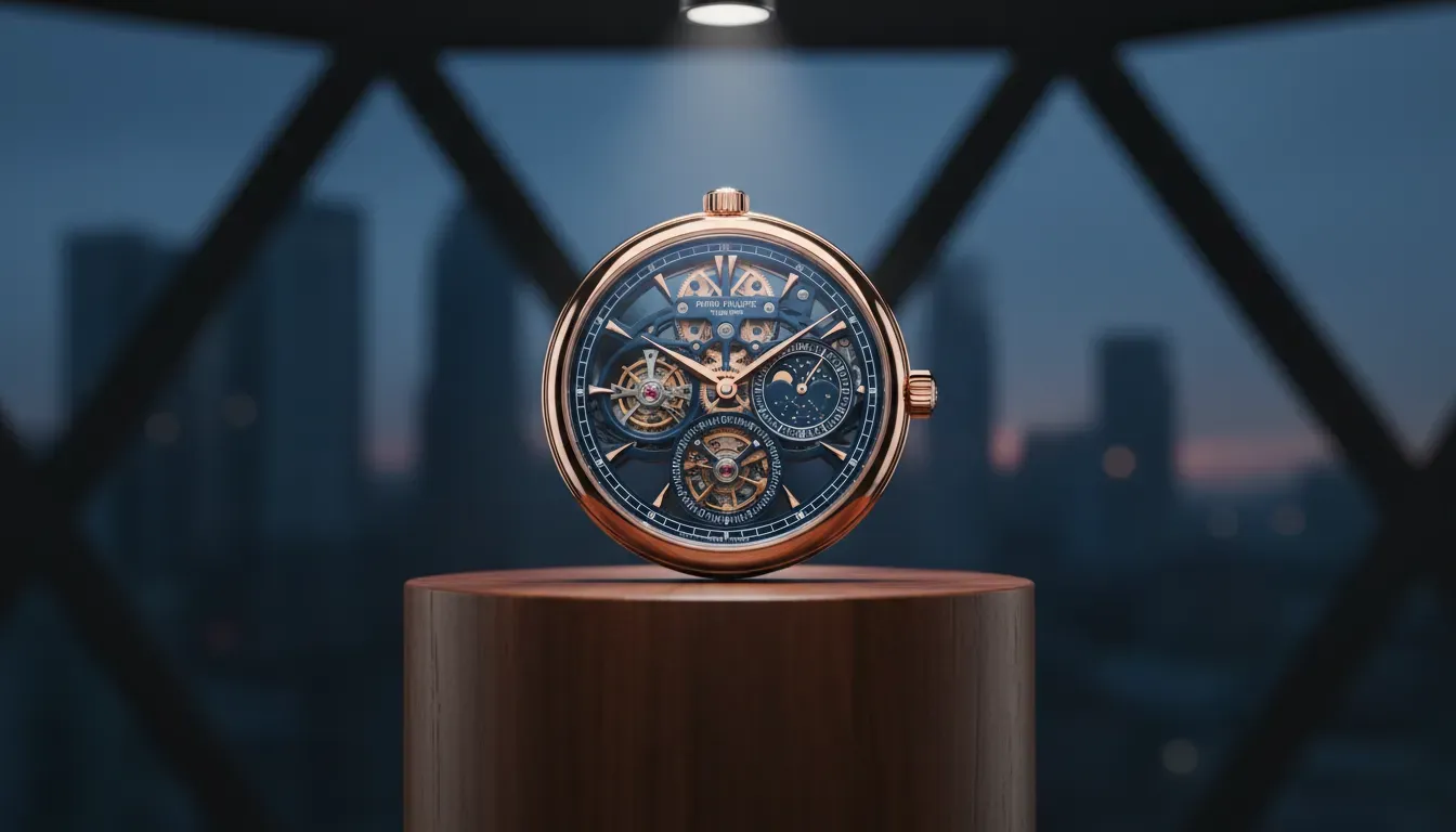 Displaying the intricate dial details of patek philippe watches